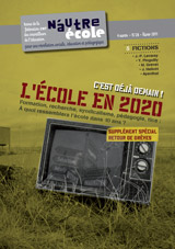 <em>N'Autre école,</em> n° 28 : l'école dans dix ans<em> </em>(2ème partie)