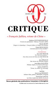 Critique, n°766 :