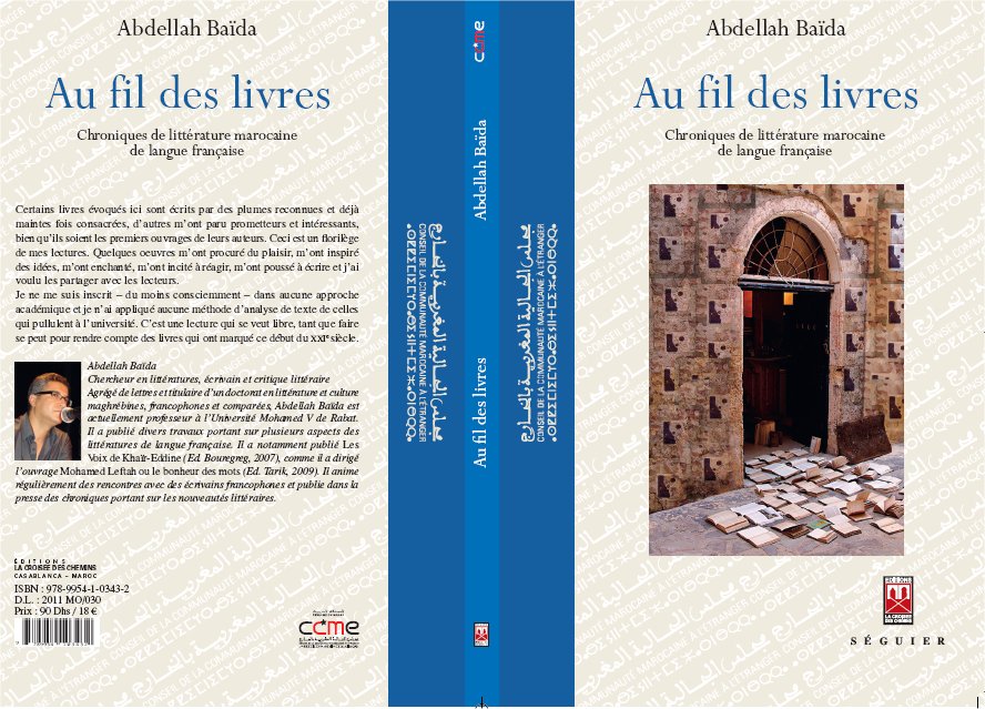 A. Baïda, Au Fil des livres. Chroniques de littérature marocaine de langue française