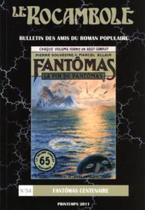 Le Rocambole n°54 : Fantômas centenaire