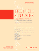 <em>French Studies</em>, vol. 65/2 (2011)