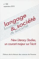 Langage et société 2010/3 (n° 133) :