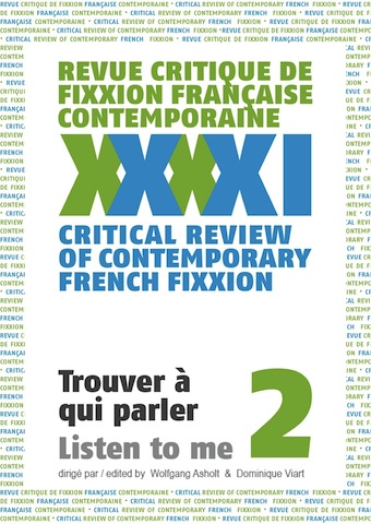 Revue critique de Fixxion française contemporaine, n°2 : Trouver à qui parler