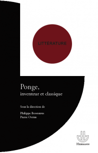 Ph. Bonnefis & P. Oster (dir.), Ponge, inventeur et classique