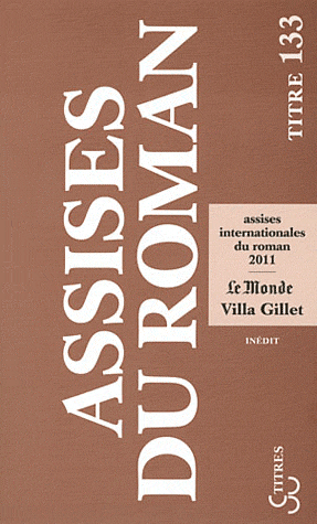 Assises Internationales du Roman 2011