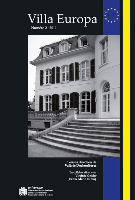 Villa Europa, Numéro 2 - 2011