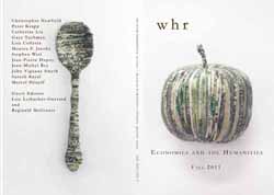 Western Humanities Review, vol. LXV, n°3, Fall 2011 :