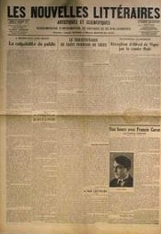 Les Nouvelles littéraires, une idée de la littérature ?