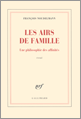 F. Noudelmann, Les airs de famille. Philosophie des affinités