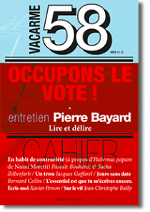 Vacarmes, 58, hiver 2012