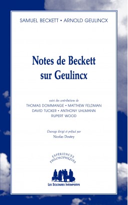 S. Beckett, Notes de Beckett sur Geulincx (N. Doutey, éd.)