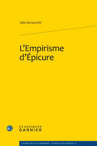 J. Giovacchini, L’Empirisme d’Épicure