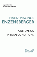 H. M. Enzensberger, Culture ou mise en condition ?