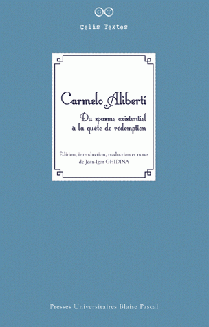 C. Aliberti, Du spasme existentiel à la quête de rédemption