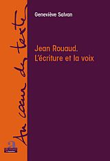 G. Salvan, Jean Rouaud - L'Ecriture et la voix