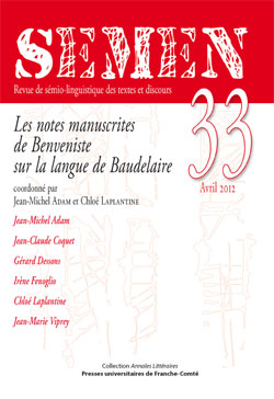 Semen, n° 33 (avril 2012) : 