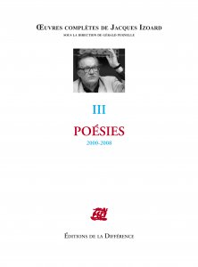 OEuvres complètes de Jacques Izoard - tome III