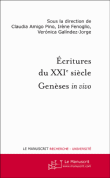 C. Amigo Pino et alii, Ecritures du XXIème siècle. Genèses in vivo