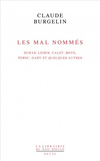 Cl. Burgelin, Les Mal nommés