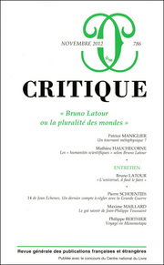 Critique, n°786 :