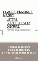 C.-E. Magny, Lettre sur le pouvoir d'écrire