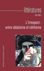 Littérature, n° 65 (2011) :