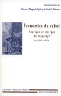 F. Magnot-Ogilvy & M. Poirson (dir.), Economies du rebut. Poétique et critique du recyclage au XVIIIe siècle
