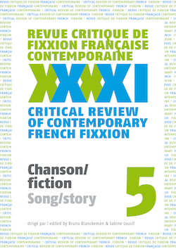 <em>Fixxion</em>, 5: <em>Chanson/fiction</em> (dir. B. Blanckeman et S. Loucif)