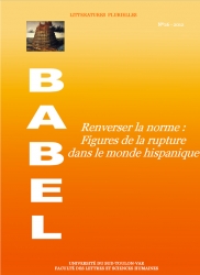 Babel-Littératures Plurielles n°26, 2013 :  