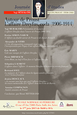 Autour de Proust. L'affaire Dreyfus, coda (1906-1914)