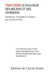 Thucydide, Le Dialogue des Méliens et des Athéniens, suivi de 