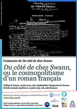 Du côté de chez Swann ou le cosmopolitisme d'un roman français