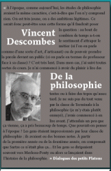 V. Descombes, De la philosophie
