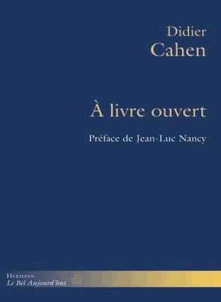 D. Cahen, À livre ouvert