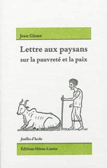 J. Giono, Lettre aux paysans sur la pauvreté et la paix