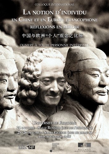 La Notion d'individu en Chine et en Europe francophone: réflexions en miroir