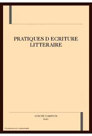 V. Houdart-Merot & Chr. Mongenot (dir.), Pratiques d’écriture littéraire à l’université