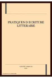 V. Houdart-Merot & Chr. Mongenot (dir.), Pratiques d’écriture littéraire à l’université