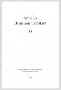 Annales Benjamin Constant, n°38 / 2013
