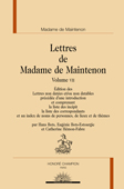 Lettres de Madame de Maintenon, vol. VII