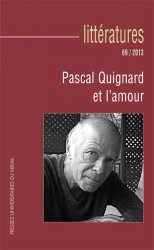 Littératures n° 69 / 2013: