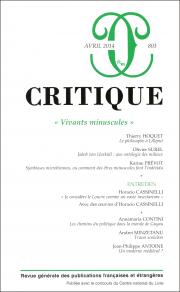 Critique, n°803 :