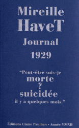 M. Havet, Journal 1929. 