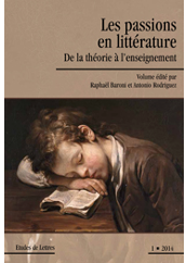 Etudes de Lettres n° 295, 2014/1: