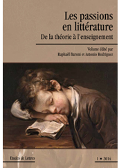 Etudes de Lettres n° 295, 2014/1: 