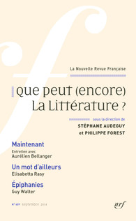La Nouvelle Revue française, n°609 (septembre 2014):