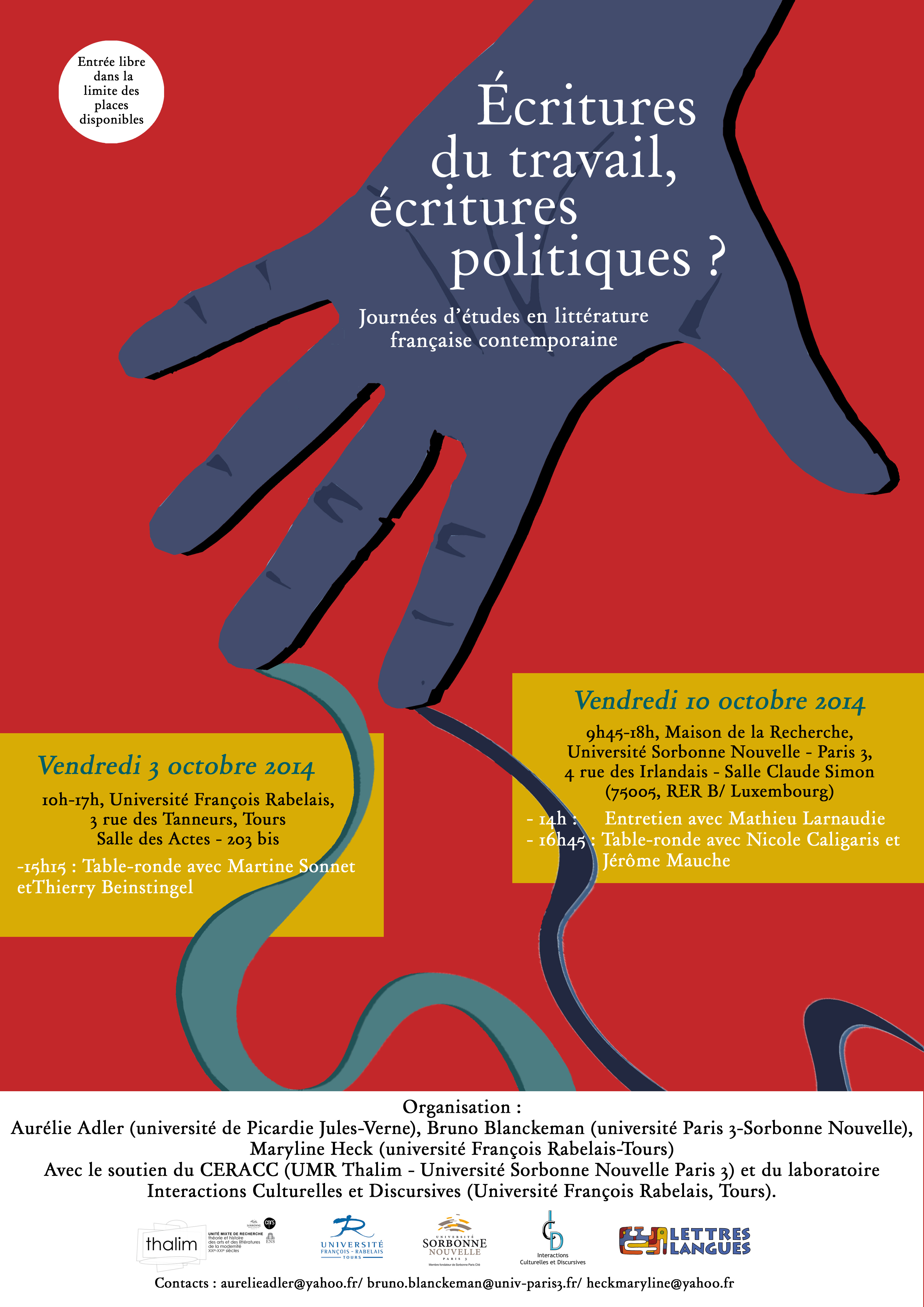 Écritures du travail, écritures politiques ? (1)