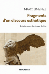 M. Jimenez, Fragments d'un discours esthétique