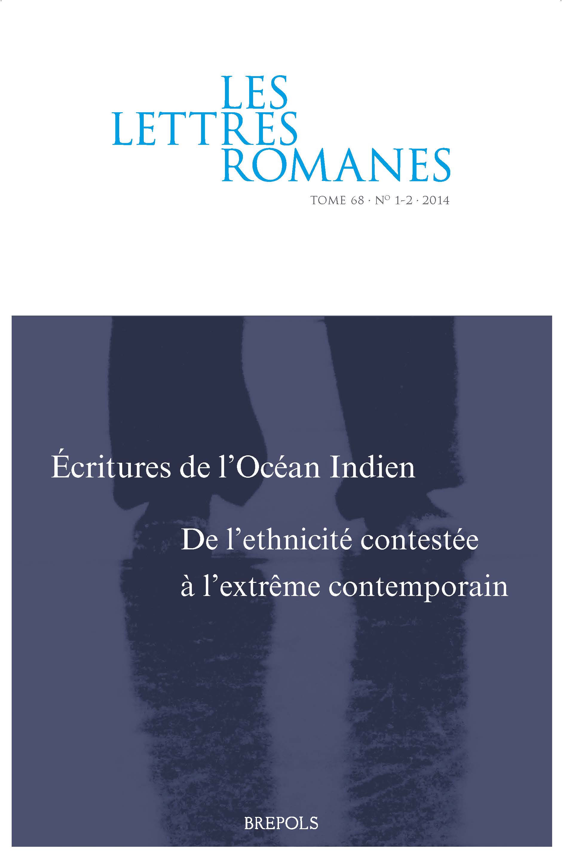 Les Lettres romanes, t. 68, n° 1-2, 2014 : 