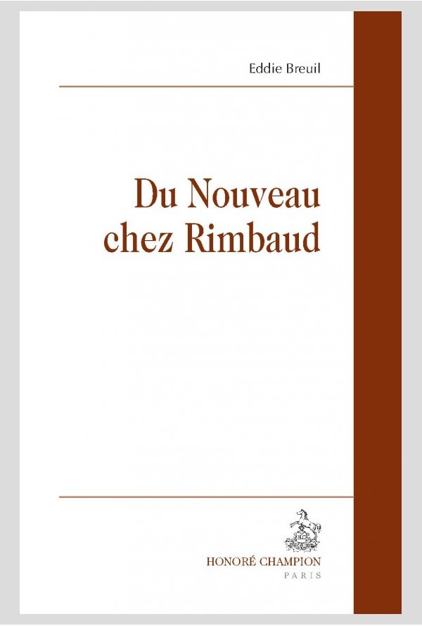 E. Breuil, Du Nouveau chez Rimbaud